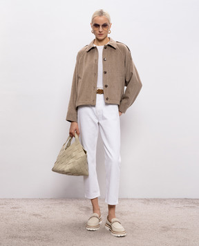 Allude White wool top 26264028