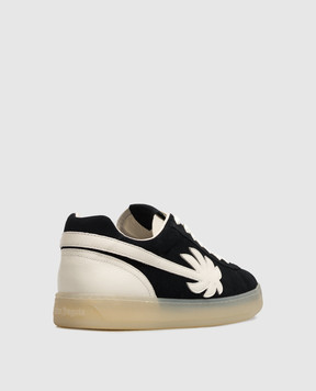 Palm Angels Black suede Tennis sneakers PAMIA002FB001