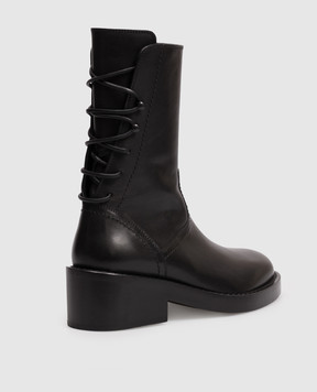 Ann Demeulemeester Henrica black leather boots B0010057LT047