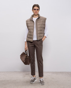 Peserico Brown pants A04718J001953