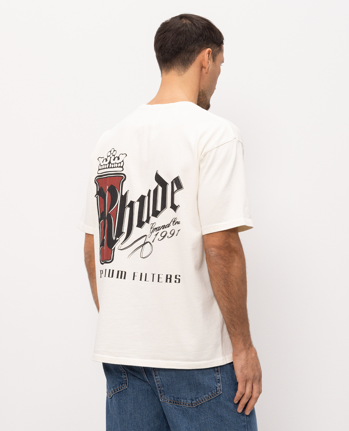 

Fumar ivory T-shirt Rhude, Beige