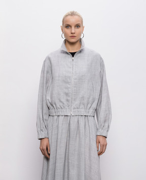 Intoca Gray jacket with frame 261RAPJA1301