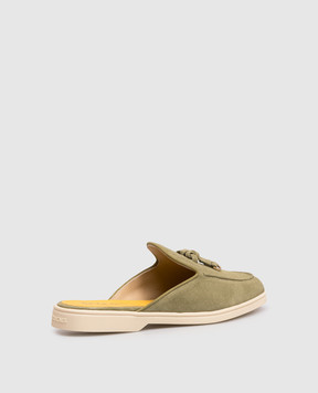 Doucal's Green suede mules DD8894JOANUF229