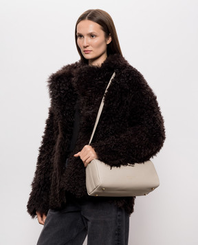 Christian Villa Gray leather bag 06625