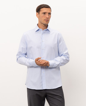Canali Blue shirt GR03299NCL70A1