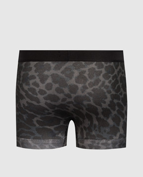 Tom Ford Grey leopard print boxer briefs T4LC31230