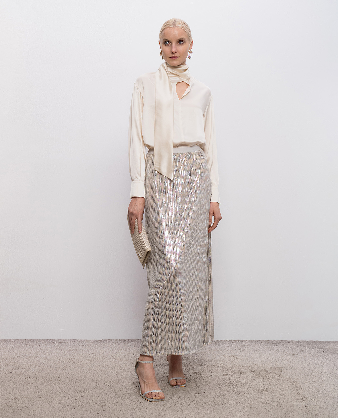 Beige ECO skirt with sequins Max & Co 2