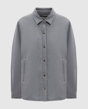 MooRER KINSALE grey wool and cashmere jacket KINSALELS9