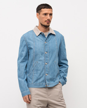 Brunello Cucinelli Blue denim jacket MH2636914