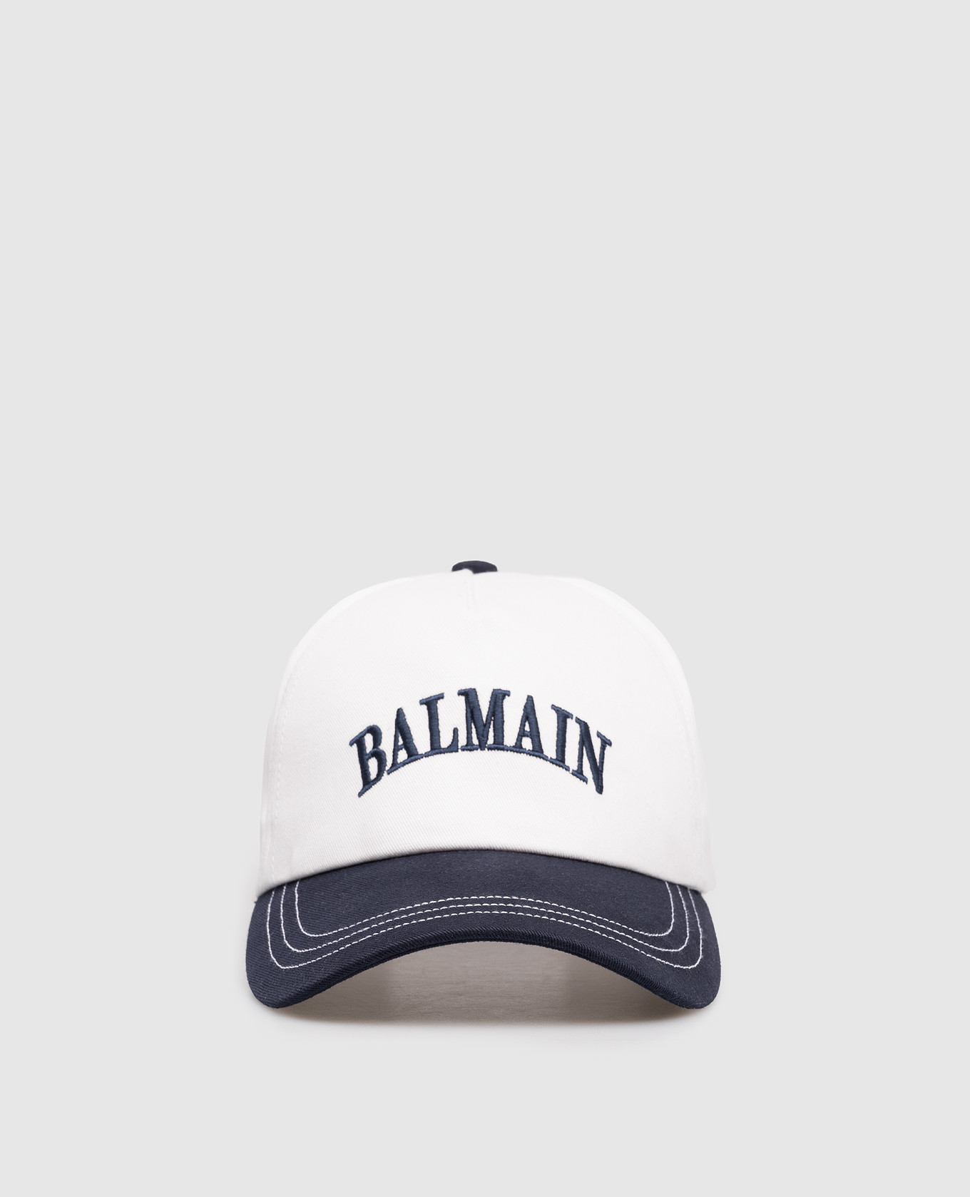 

White cap with logo Balmain