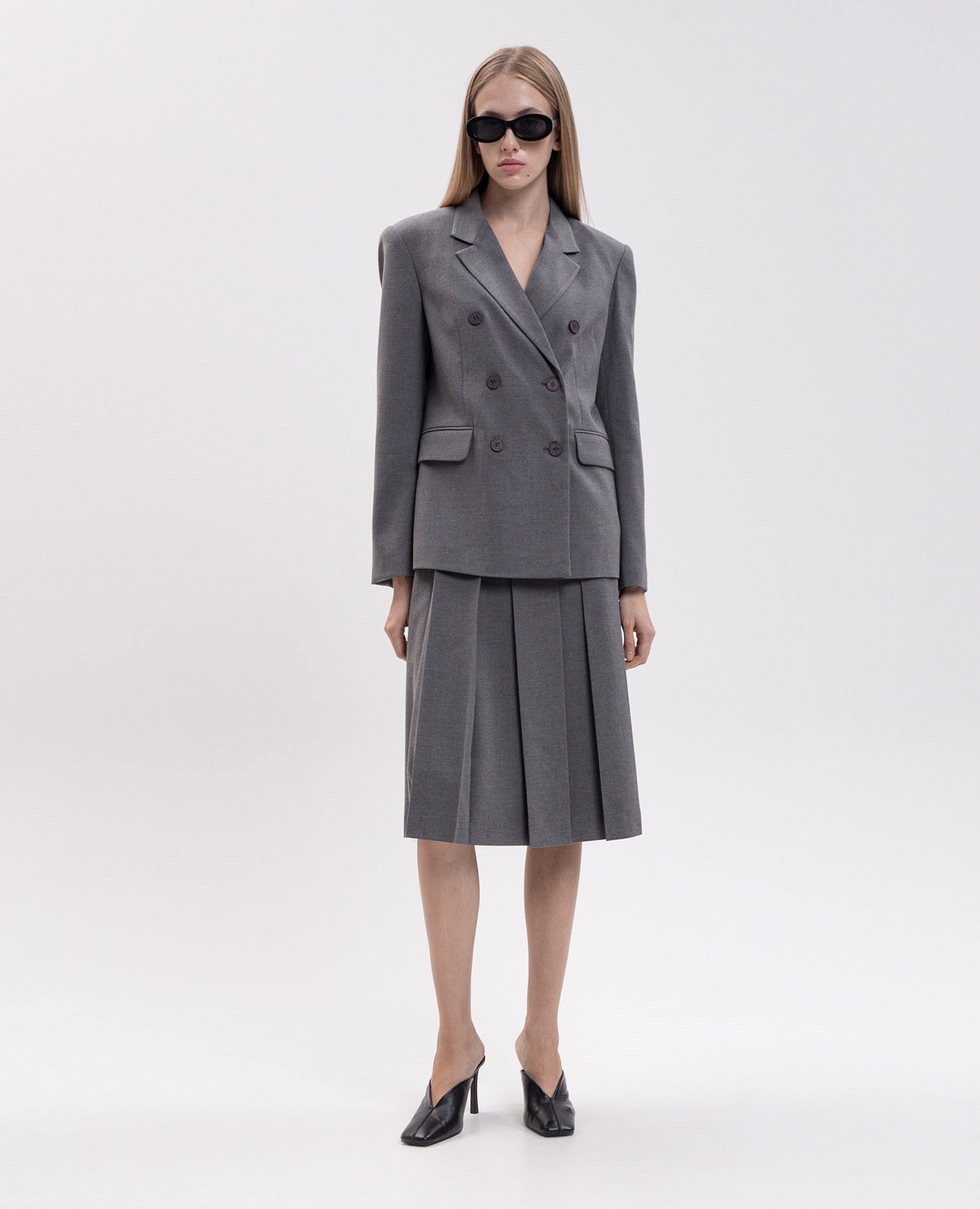 Gray skirt Twinset 2