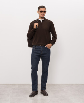Cashmere&Whiskey Brown polo 94394Z