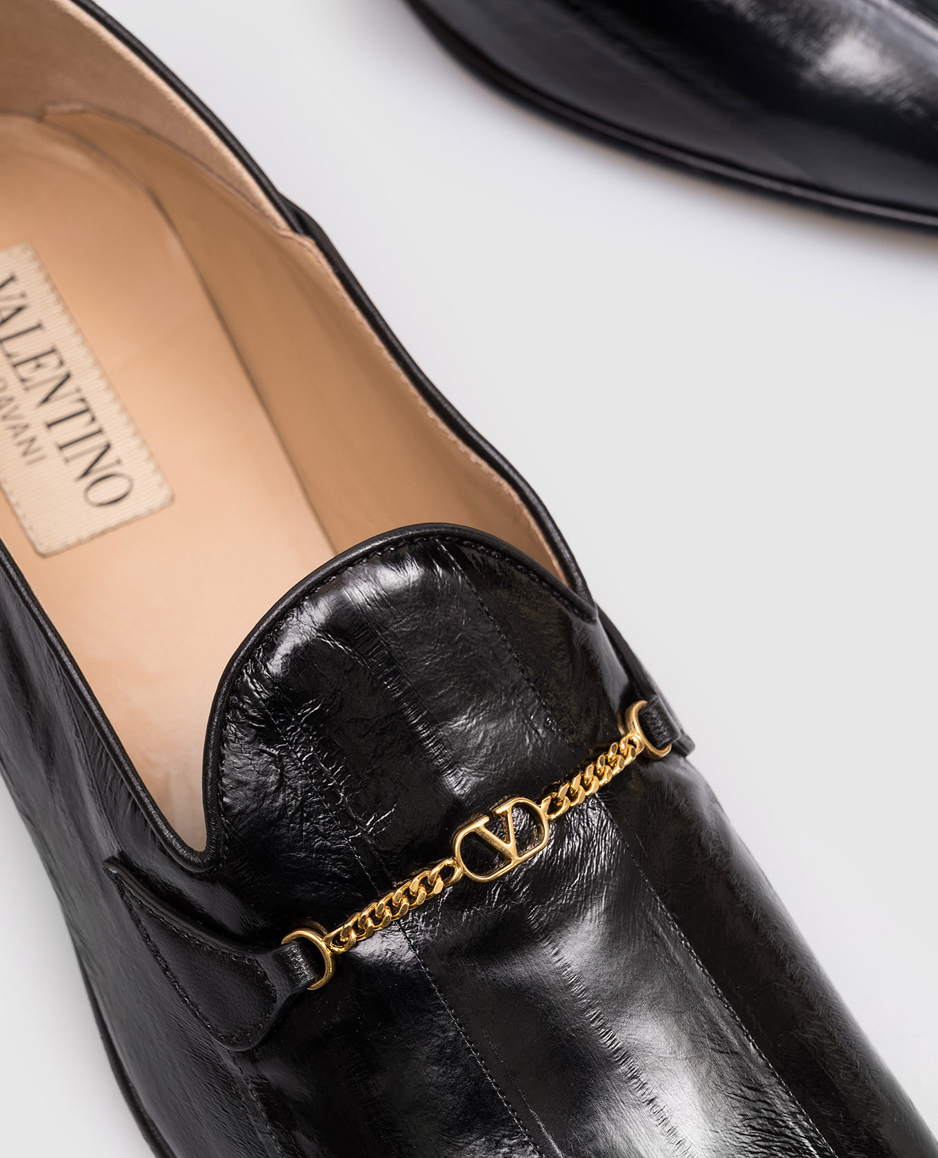 

Jiggie black leather loafers Valentino