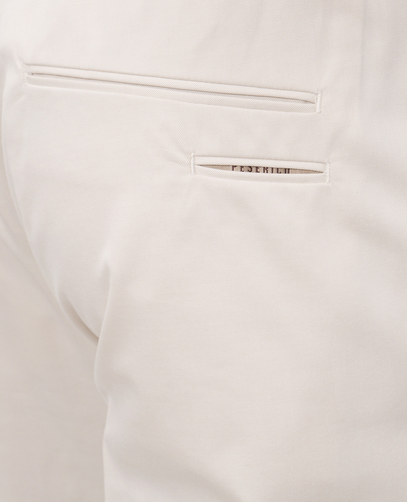 Ivory wool trousers Peserico 5