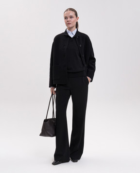The Row Black cashmere Pashi polo R000628Y166
