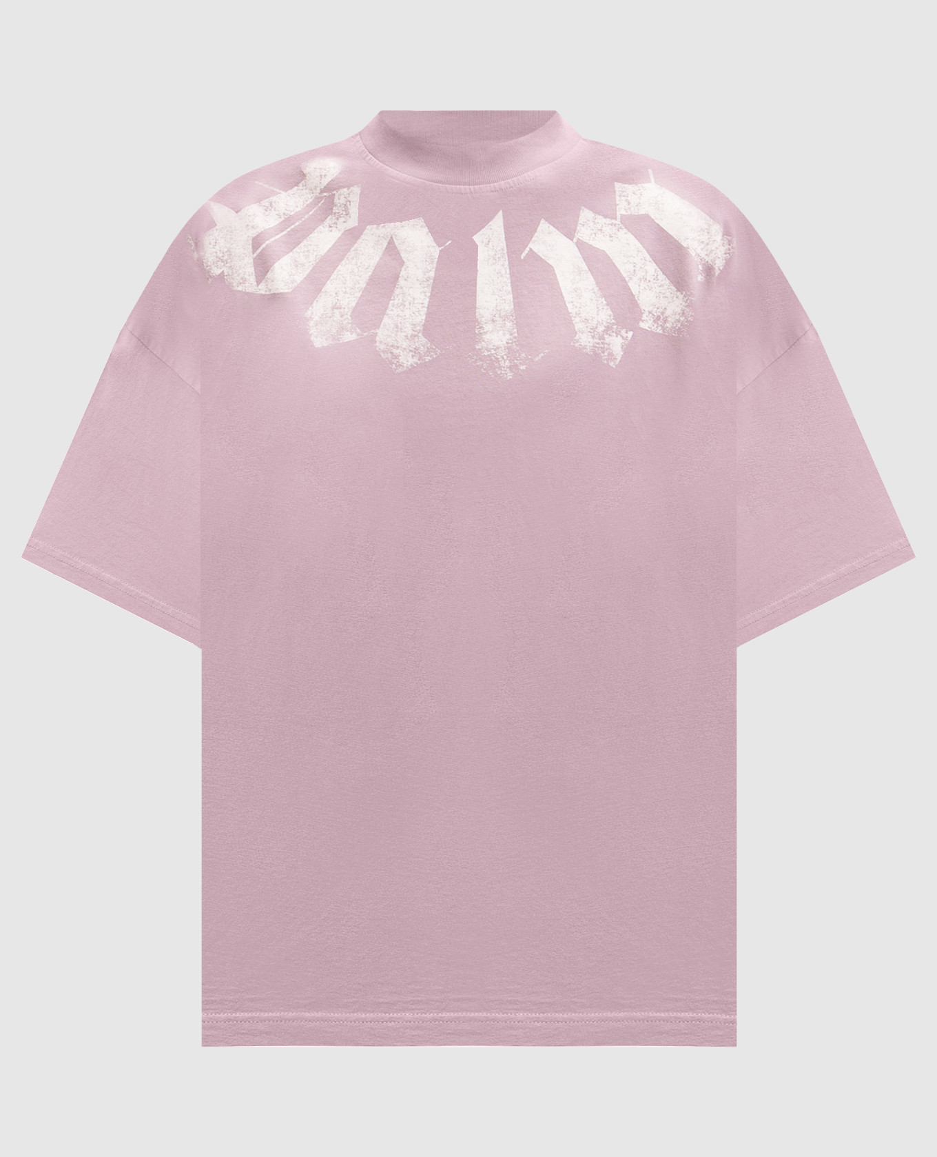 Purple T-shirt with logo print