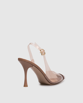 Gianvito Rossi Beige Diana slingbacks G9554285LAC