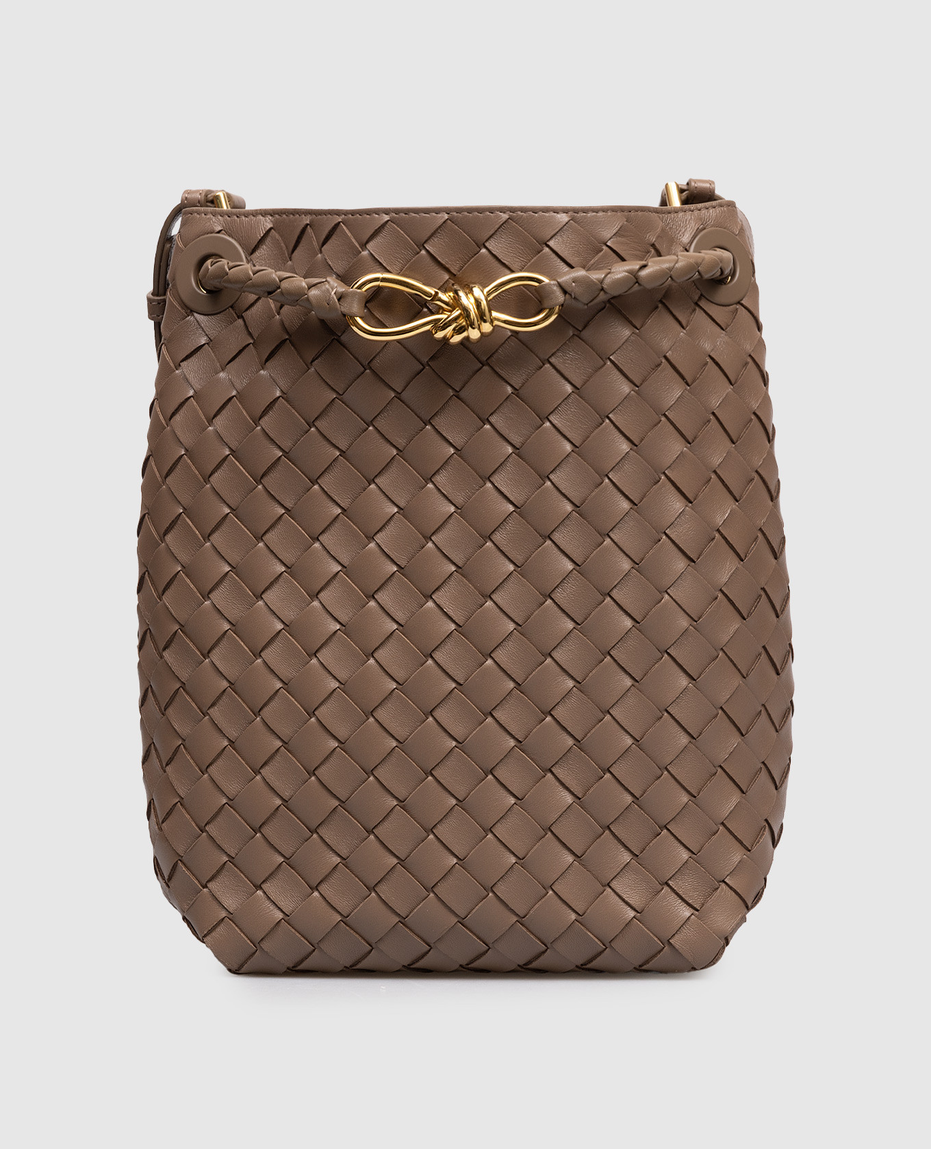 Brown leather bag Andiamo