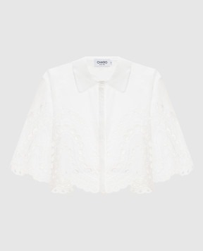 Charo Ruiz White cropped Storm blouse 263200