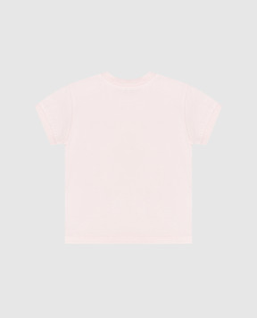 Dolce&Gabbana Children's pink printed t-shirt L2JTJTG7PNN