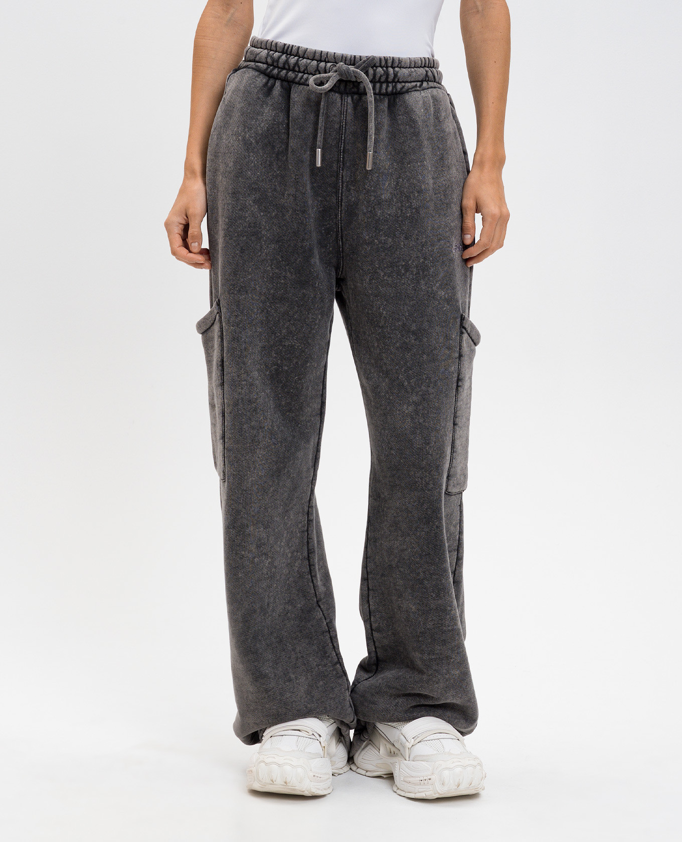 

Grey sweatpants with logo embroidery Off-White