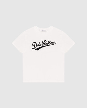 Dolce&Gabbana Children's white T-shirt L5JTNKG7PWL36