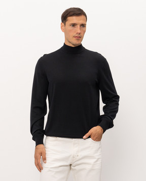 Tom Ford Black wool golf KML013YMW103