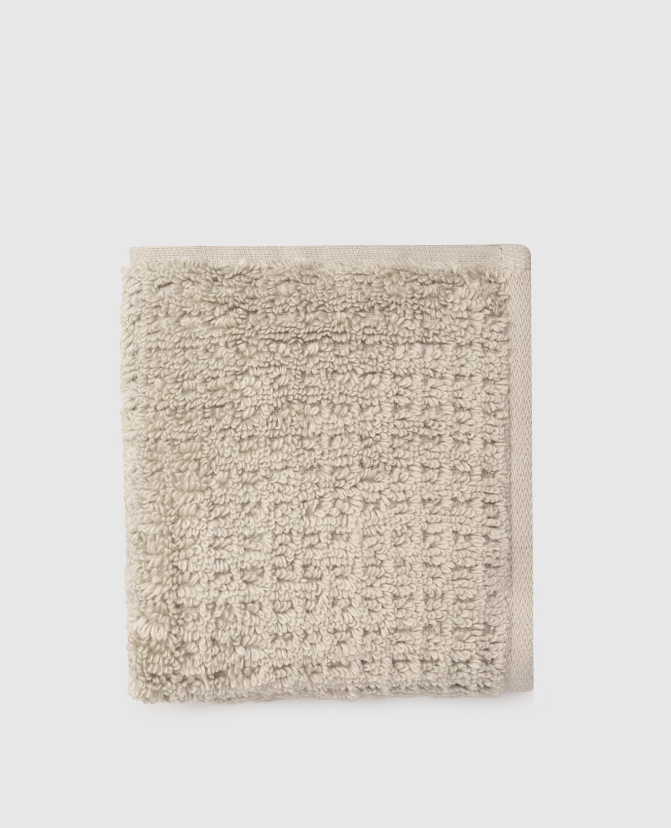 

Texture terry towel, khaki color 30x40 L'appartement