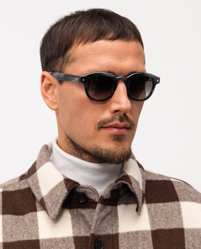 Stefano Ricci Black Explorer Sunglasses SG39PACET