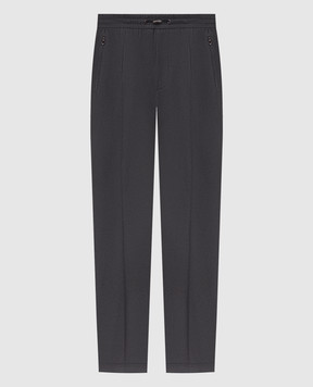 Stefano Ricci Gray wool pants M1T6300340W610