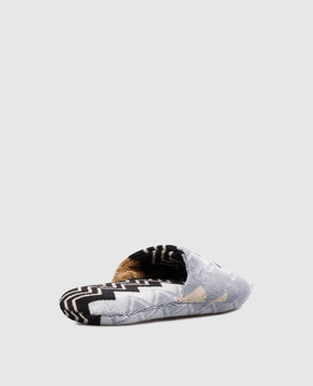 Missoni Home Giacomo terry slippers with pattern 1D3OG00005