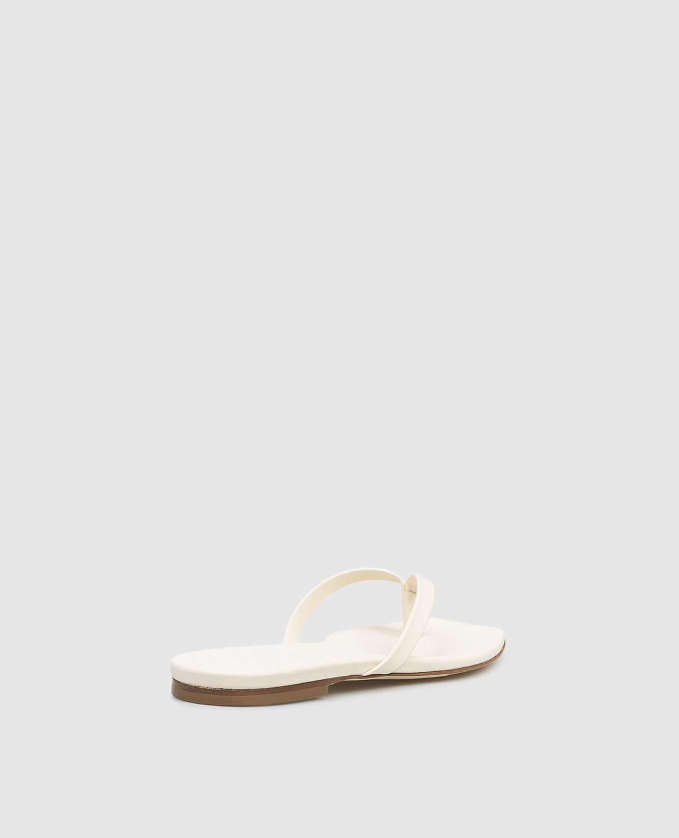 Renee beige leather flip-flops Aeyde 3