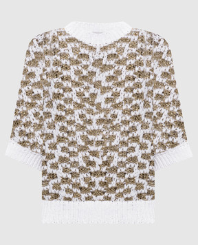 Peserico Lurex patterned top A99039F039308A