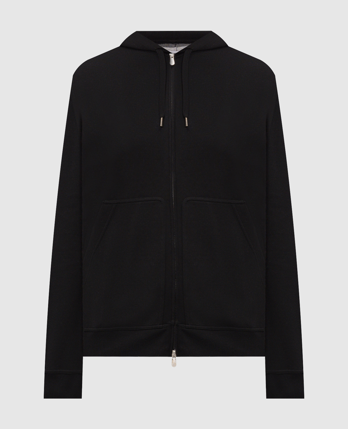 Black sports jacket with hood
