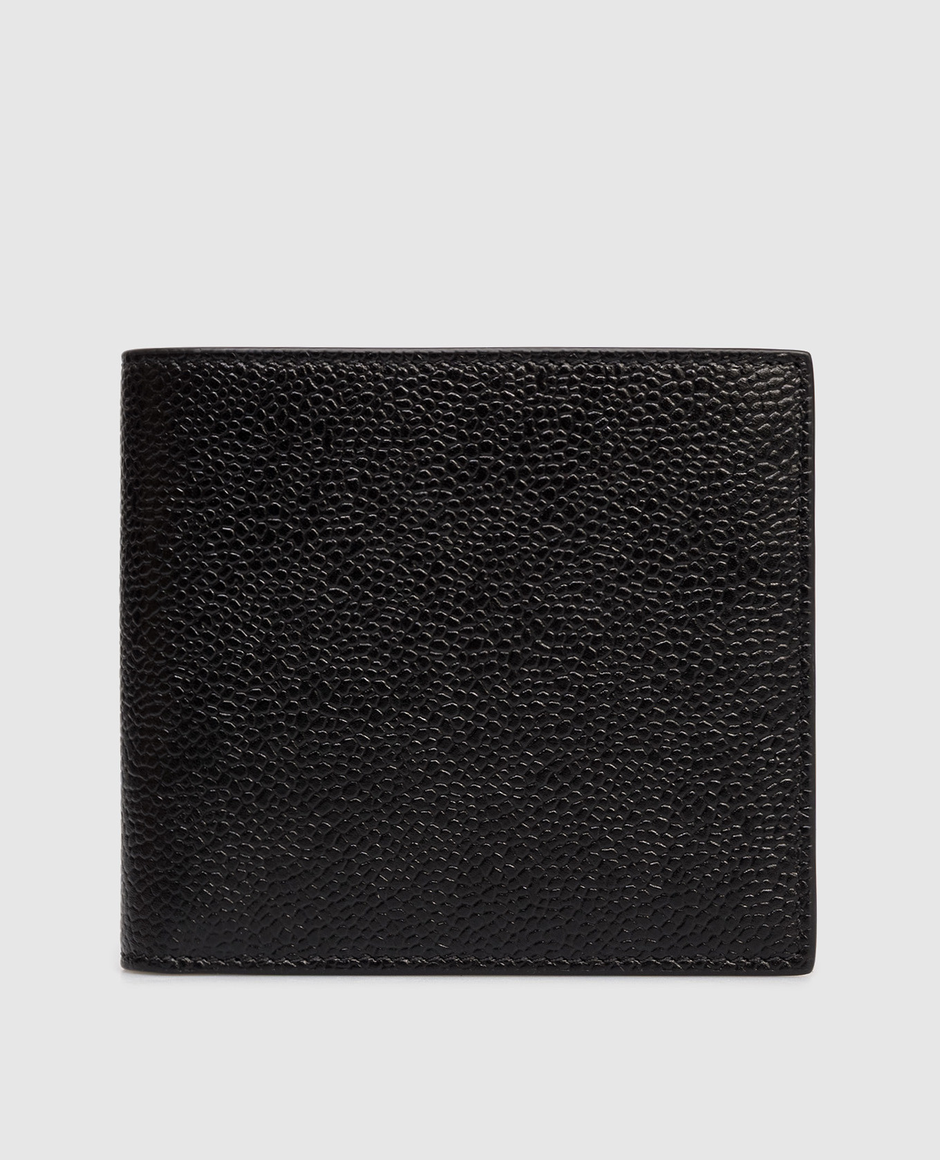 

Black leather wallet Thom Browne