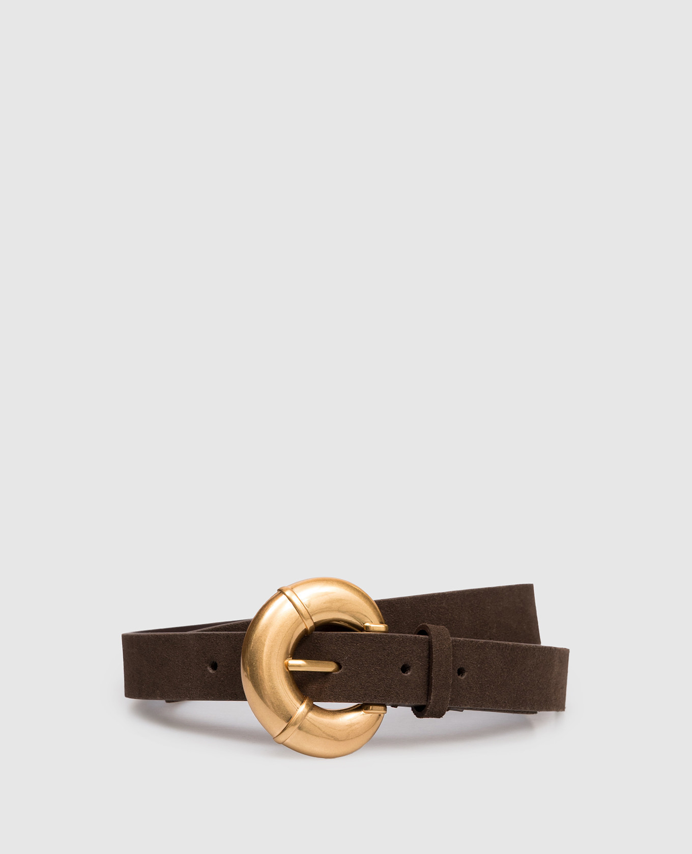

Brown suede belt SEBINO Max Mara Weekend