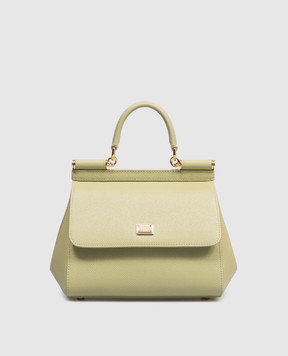 Dolce&Gabbana Green leather bag Sicily BB6003B1001