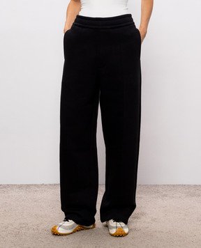 Ami Paris Black insulated track pants UTR806749