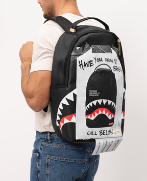 Sprayground Children's black backpack HAVE YOU SEEN MY BAG? 910B8735NSZ