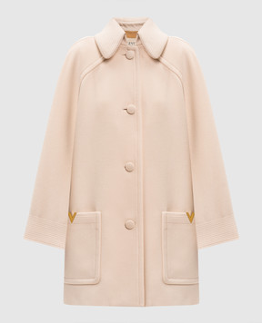 Valentino Beige wool coat 7B0CA3Z79UK