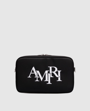 AMIRI Black bag with logo embroidery AM5BA001