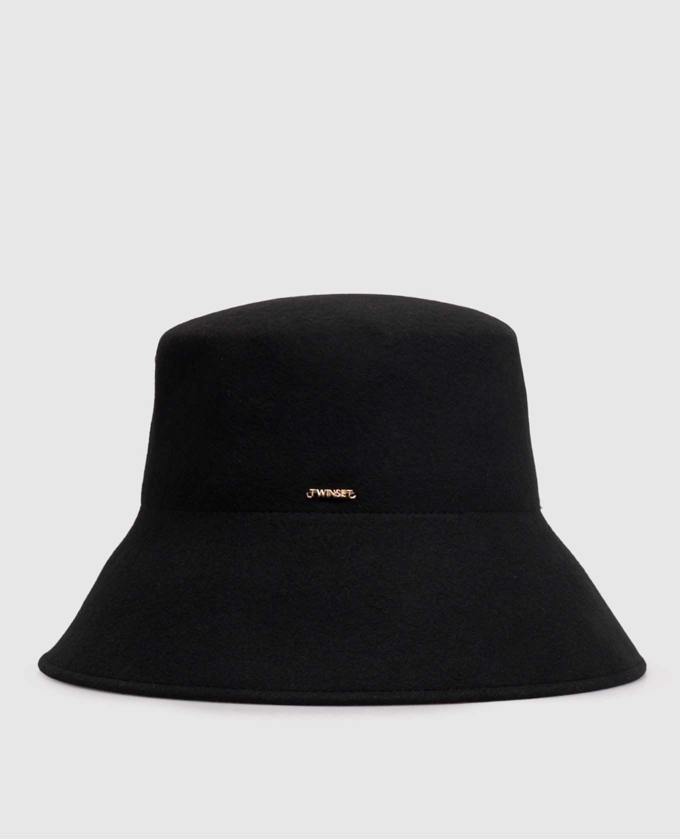 Black wool cloche hat Twinset 3