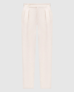 Brunello Cucinelli Ivory corduroy pants ML462PS00