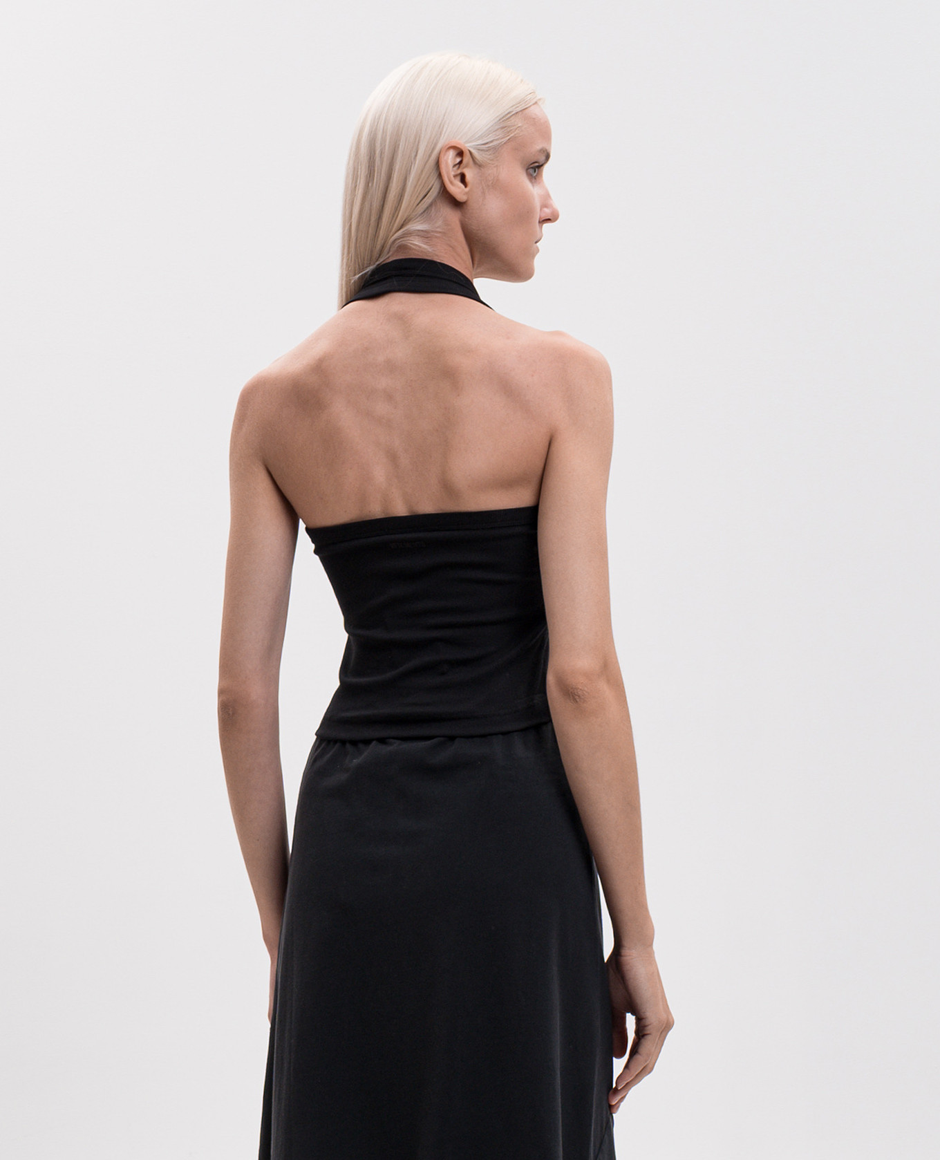 Black ribbed top Vetements 4