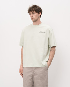 Off-White Green T-shirt Type Arrow 44MAA120S26J00S