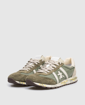Premiata Green LUCY combination sneakers LUCY7256N
