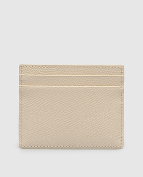 Valentino Beige leather cardholder Cherryfic 8W2P0AY1WGX