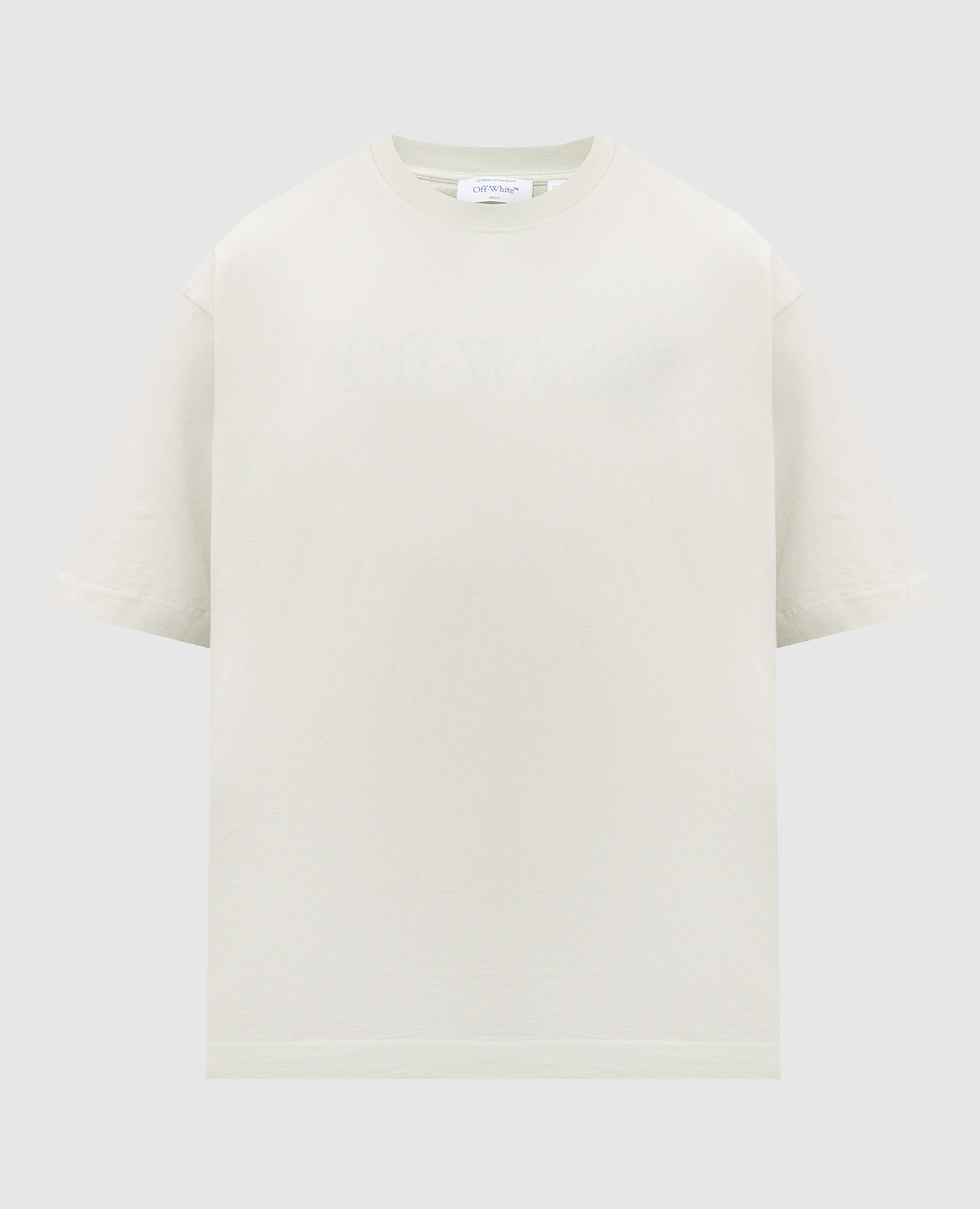 Green t-shirt with logo print