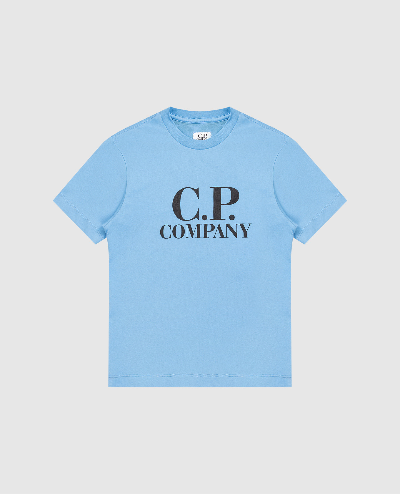 

Children's blue T-shirt with logo print C.P. Company, Light blue