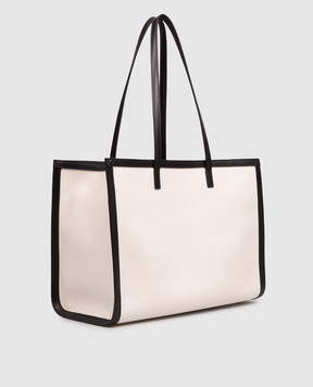 Loulou de Saison ARABELLA tote bag in ivory color ARABELLA